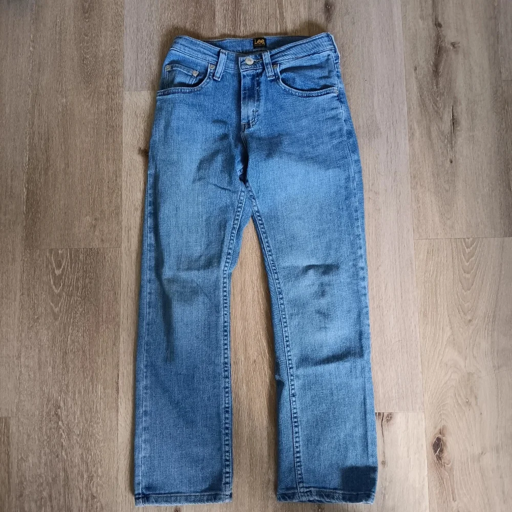 Lee Regular Fit Lightwash Sz 12 S Blue Denim Jeans